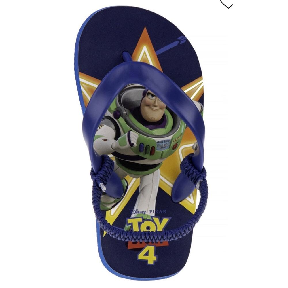 NWT Disney Pixar Toddler Boys Toy Story Flip Flop Sandals (5/6)